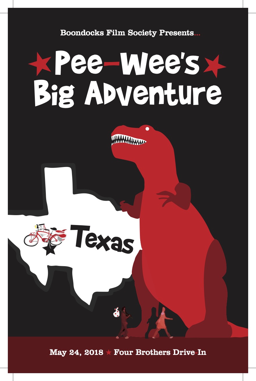 Promo Poster for Pee-Wee's Big Adventure